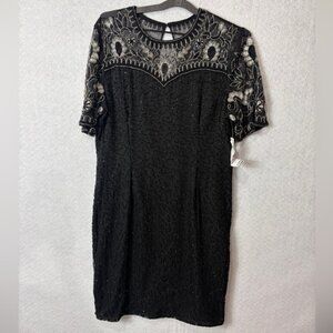 Brilliance by J.A. Black Dressy Beaded Dress Size XL Night Out, Wedding